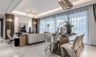 客厅餐厅一体装修效果图